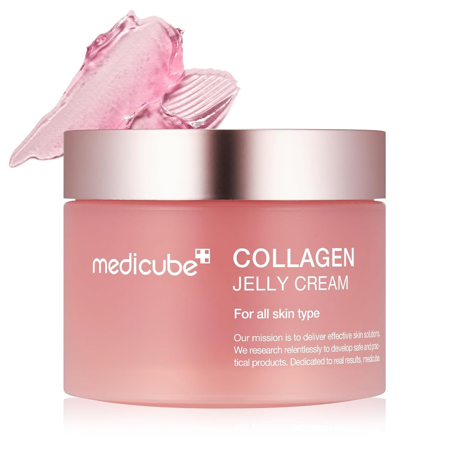 Collagen Jelly Cream- Niacinamide & Freeze-Dried Hydrolyzed Collagen - Boosts Skin'S Barrier Hydration and Gives 24H Glow & Lifted Look - No Artificial Color, Korean Skincare (3.71 Fl.Oz.)